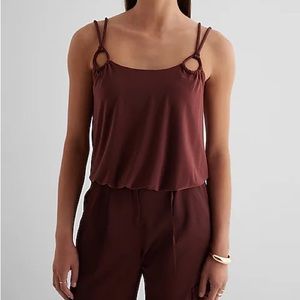 WomenTopsStyle 06410488
Skimming Scoop Neck Double Strap Loop Tank - NWT - M